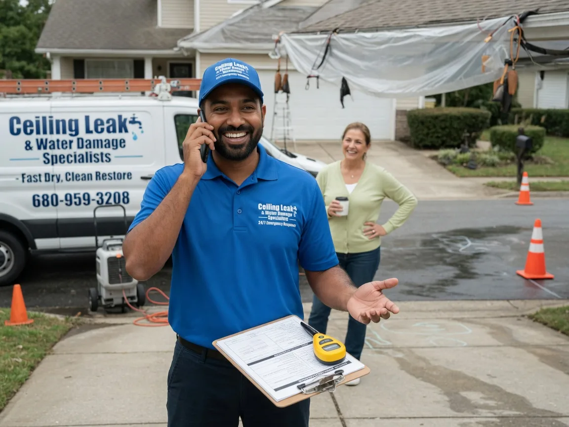 Ceiling Leak Cleanup Platteville, WI FAQs